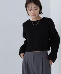 NATURAL BEAUTY BASIC/ダブルジャガードクロップドニット　24AW/506864410