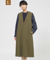 エヴェックス バイ クリツィア　Lサイズ/【L】【オンオフで活躍！】【ウォッシャブル】アムンゼンジャージージャンパースカート/506864916