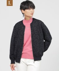エヴェックス バイ クリツィア　Lサイズ/【L】【カタログ掲載品】【ウォッシャブル】シャドーパンサーニットブルゾン/506864921