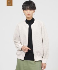エヴェックス バイ クリツィア　Lサイズ/【L】【カタログ掲載品】【ウォッシャブル】シャドーパンサーニットブルゾン/506864921