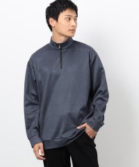 COMME CA ISM MENS/スエードタッチ ハーフジップ プルオーバー/506865972