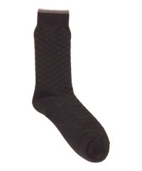 COMME CA ISM MENS/リンクス 市松柄 ドレスソックス/506865982