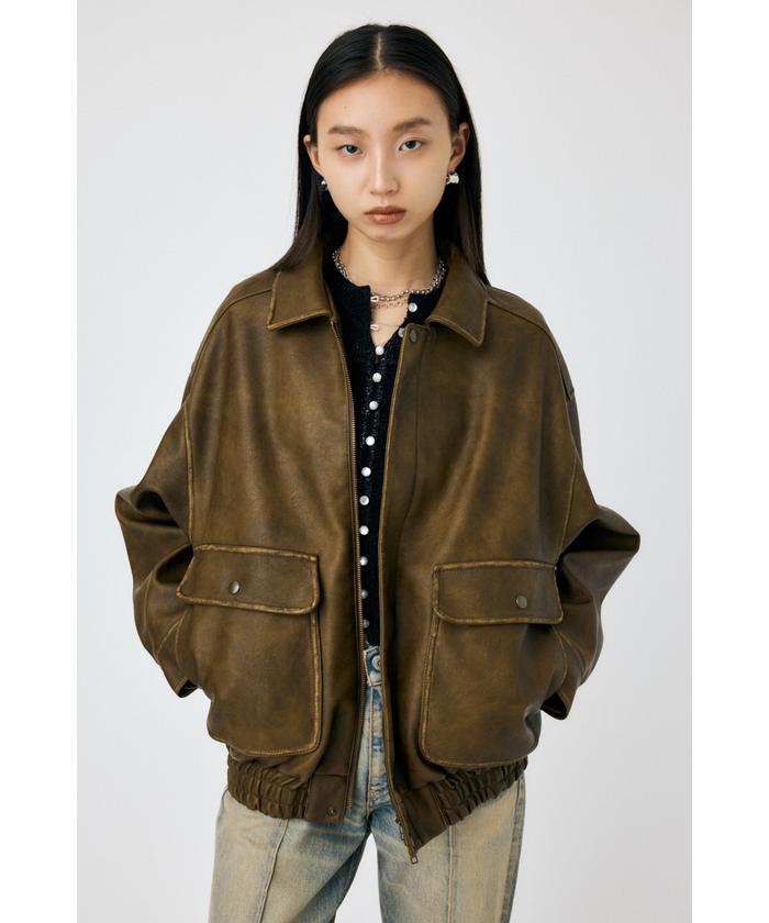 パネライ 希少 セール 20%OFF】F/LEATHER A－2 フライトジャケット(506877157 ジャケット・アウター
