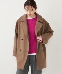 SHIPS Colors WOMEN/SHIPS Colors:〈手洗い可能〉ジャージーメルトン ピーコート◇/506877522