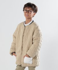 SHOO・LA・RUE(Kids) /【110－140cm/撥水】キルト×エコファーリバーシブルジャケット/506877552