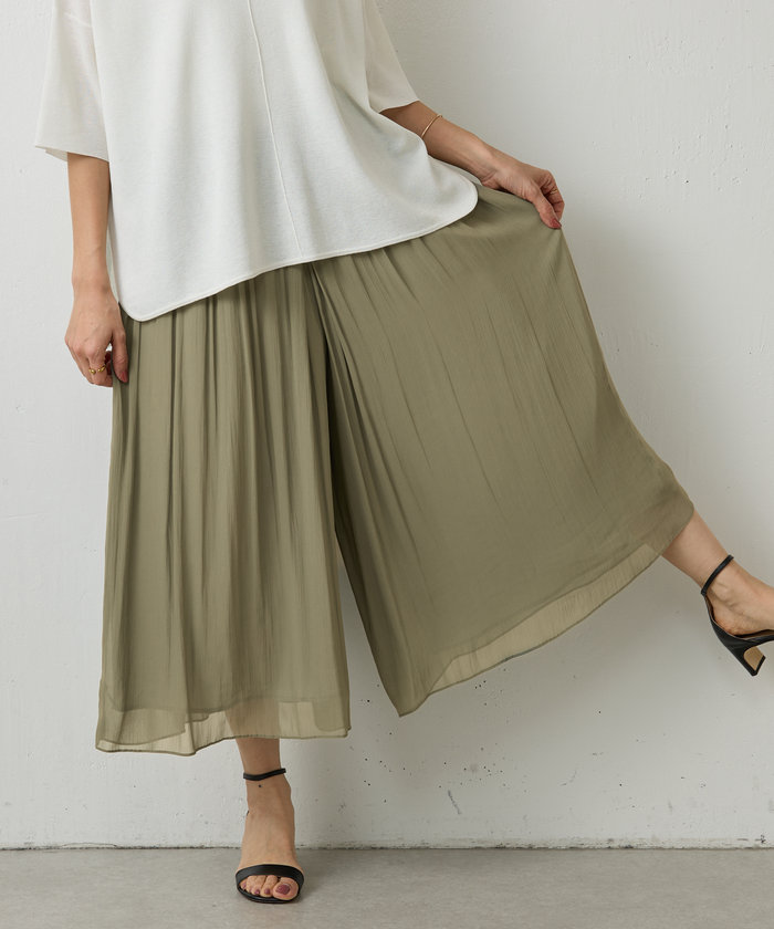 シワシフォンギャザーパンツ(506877797) | ビアズリー(BEARDSLEY シワシフォンギャザーパンツ(506877797) | ビアズリー(BEARDSLEY