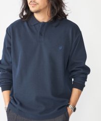 SHIPS MEN/【WEB限定】SHIPS:〈抗菌・防臭〉ワンポイント ロゴ バーズアイ ロングスリーブ ポロシャツ/506878074