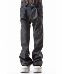 RoyalFlash/A.F ARTEFACT/Synthetic Leather Flare Baggy Pants/506873897