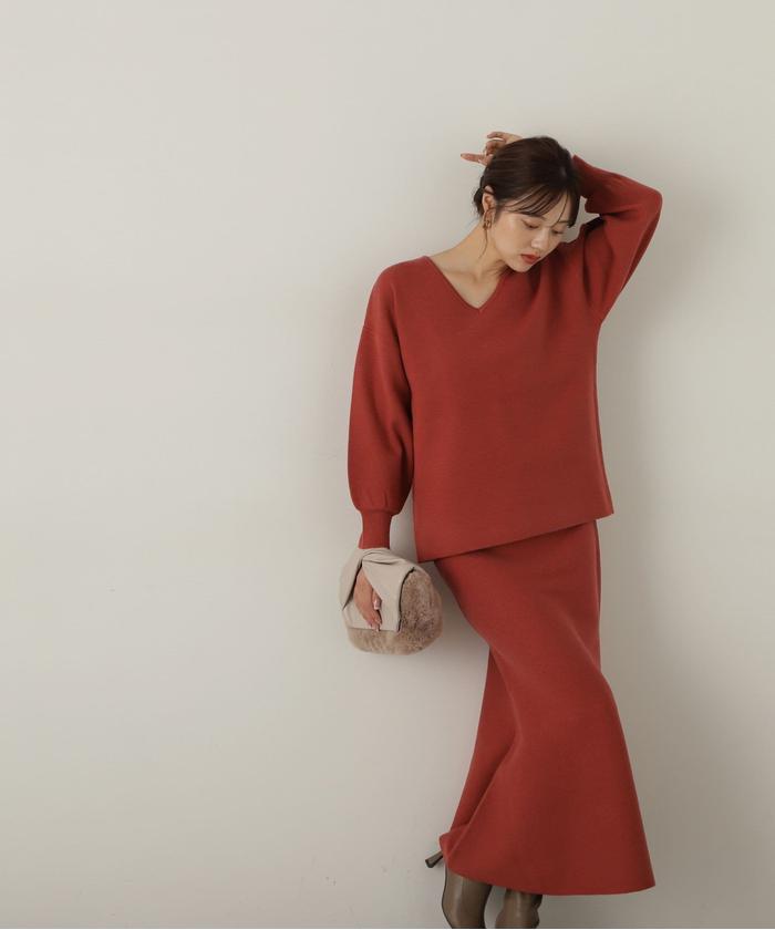セール】マトンスリーブニットセットアップ 24AW(506877190