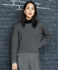 JIYU-KU(LARGE SIZE)/【カタログ掲載・洗える】ベアテレコボトルネック カットソー/506879474