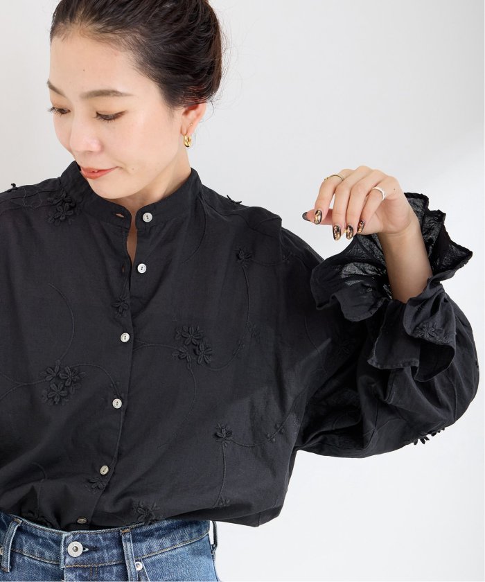 CHLOÉ ペイズリー柄 ニット ブラウス ブラック 2019 3Dレース2WAYブラウス(506879849) | ベーセーストック(B.C STOCK