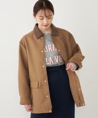 SHIPS Colors WOMEN/SHIPS Colors:コーデュロイカラー ボンディング ミドルレングス コート/506880010