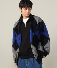 a.v.v (MEN)/【肌触りなめらか】アーガイル柄シャギーニットカーディガン(厚手）/506805414