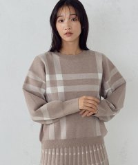 COMME CA ISM /チェック柄　ニット / セットアップ対応/506865945