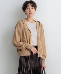 NIJYUSANKU（LARGE SIZE）/【洗える】オータムシャイニー ニットパーカー/506871050