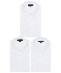 TAKA-Q/【WEB限定】形態安定 吸水速乾 スタンダードフィット 長袖シャツ3枚セット 白 シャツ メンズ ワイシャツ ビジネス ノーアイロン yシャツ/506880758