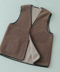 ITEMS URBAN RESEARCH/フェイクムートン ボア リバーシブルベスト/506880908