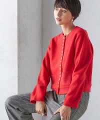 SHIPS WOMEN/〈手洗い可能〉パール モチーフ ボタン ジャッカル カーディガン/506881051