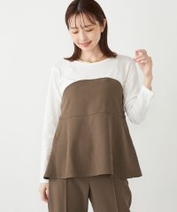 SHIPS Colors WOMEN/SHIPS Colors:〈手洗い可能〉ビスチェ レイヤードライク トップス/506881883