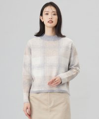 J.PRESS LADIES（LARGE SIZE）/【洗える】WOOLY STRETCH PLAID ニット/506882122