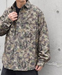SHIPS any MEN/【SHIPS any別注】sports wear: オーバーサイズ フランネル パターン プリント シャツ◇/506882179
