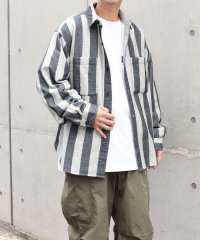 SHIPS any MEN/【SHIPS any別注】sports wear: オーバーサイズ フランネル パターン プリント シャツ◇/506882179