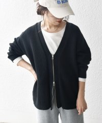 SHIPS any MEN/SHIPS any:〈手洗い可能〉畦編み ドライバーズ Vネック ショート ジップ カーディガン◇/506882191