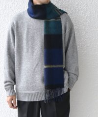 SHIPS any MEN/SHIPS any: ウール リバーシブル チェック マフラー 24FW◇/506882192