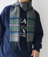 SHIPS any MEN/SHIPS any: ウール リバーシブル チェック マフラー 24FW◇/506882192