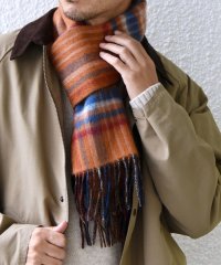 SHIPS any MEN/SHIPS any: ウール リバーシブル チェック マフラー 24FW◇/506882192