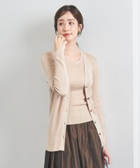 UNITED ARROWS/シルクリブ Vネック ロングカーディガン/506835604