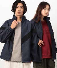 Purple & Yellow/フリースボンディングラインブルゾン/506846705