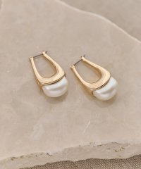 BEAUTY&YOUTH UNITED ARROWS/メタル ドロップパールモチーフ ピアス/506874117