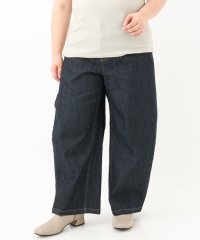eur3/【大きいサイズ】カーブデニムパンツ/506882761