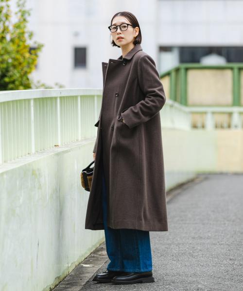 セール 50%OFF】F by ROSSO モッサダブルロングコート(506883127 セール 50%OFF】F by ROSSO モッサダブルロングコート(506883127