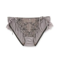 fran de lingerie/フランデランジェリー fran de lingerie 軽やかに揺れるチュールフラワー可愛くて楽ちんな紐ショーツ 「ノーブルティアラブラ002 脇紐」 脇紐ショ/505898087