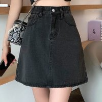 Dewlily/デューリリー Dewlily デニム風ミニスカート レディース 10代 20代 30代 韓国ファッション 春 夏 秋 カジュアル かわいい おしゃれ シンプル /506885022