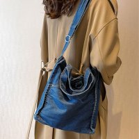 Dewlily/デューリリー Dewlily デニム風ショルダーバッグ レディース 10代 20代 30代 韓国ファッション カジュアル シンプル 鞄 可愛い バック お出掛け/506885038