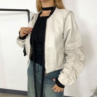 non-hedge/ノンヘッジ non－hedge ショルダーZIP合成皮革ジャケット/506885246