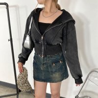 non-hedge/ノンヘッジ non－hedge ブリーチZIPショートパーカー/506885257