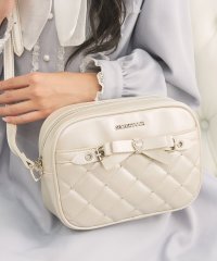 SECRET DOOR/シークレットドア SecretDoor ショルダーバッグ キルティング スタッズ ハート リボン ビジュー プルーン/506885306
