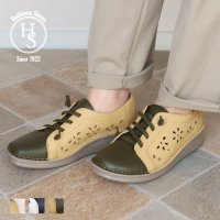 HS/エイチエス HS 本革 4E パンチング レザー スリッポン/506885770