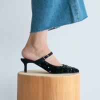 I NEED MORE SHOES/アイニードモアシューズ I NEED MORE SHOES POINTED TOE STRAP MULE 【ST－2406】/506885950