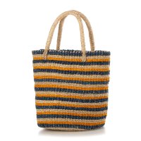 EARTH MADE/アースメイド EARTH MADE E6579 ABACA BORDER TOTE/506886290