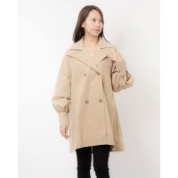 titivate/ティティベイト titivate ボリュームスリーブミドル丈トレンチコート/506886361