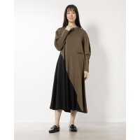 A.N.L/エー・エヌ・エル A.N.L 配色切替ダンボールワンピース/506886544