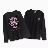 Belle Cie/ベルシー Belle Cie ロンT Tシャツ 長袖 プリント ユニーク キャラクター シュール レディース 韓国ファッション かわいい パンク トップス おも/506886689