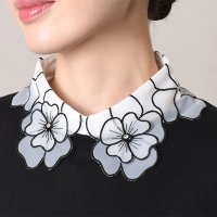 REAL STYLE/リアルスタイル REAL STYLE つけ襟 レディース 薄手 シャツ ブラウス シースルー シアー 付け襟 春夏 付け衿 可愛い かわいい 上品 おしゃれ き/506886946