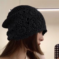 REAL STYLE/リアルスタイル REAL STYLE ニット帽 ビーニー レディース 夏 サマー 春 キャップ クロシェ編み ハット 帽子 バブーシュカ おしゃれ 可愛い 大人/506887011