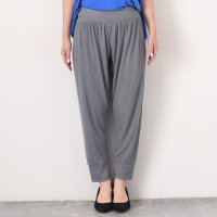 REAL STYLE/リアルスタイル REAL STYLE サルエルパンツ レディース ヨガ ジム カジュアル 楽ちん 10分丈 リラックス リブ 春 夏 薄手 ウエストゴム 運動 /506887042